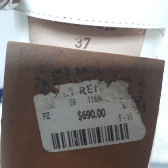 Toga Pulla White Harness Ankle Boots Western 37 - Picture 5 of 16